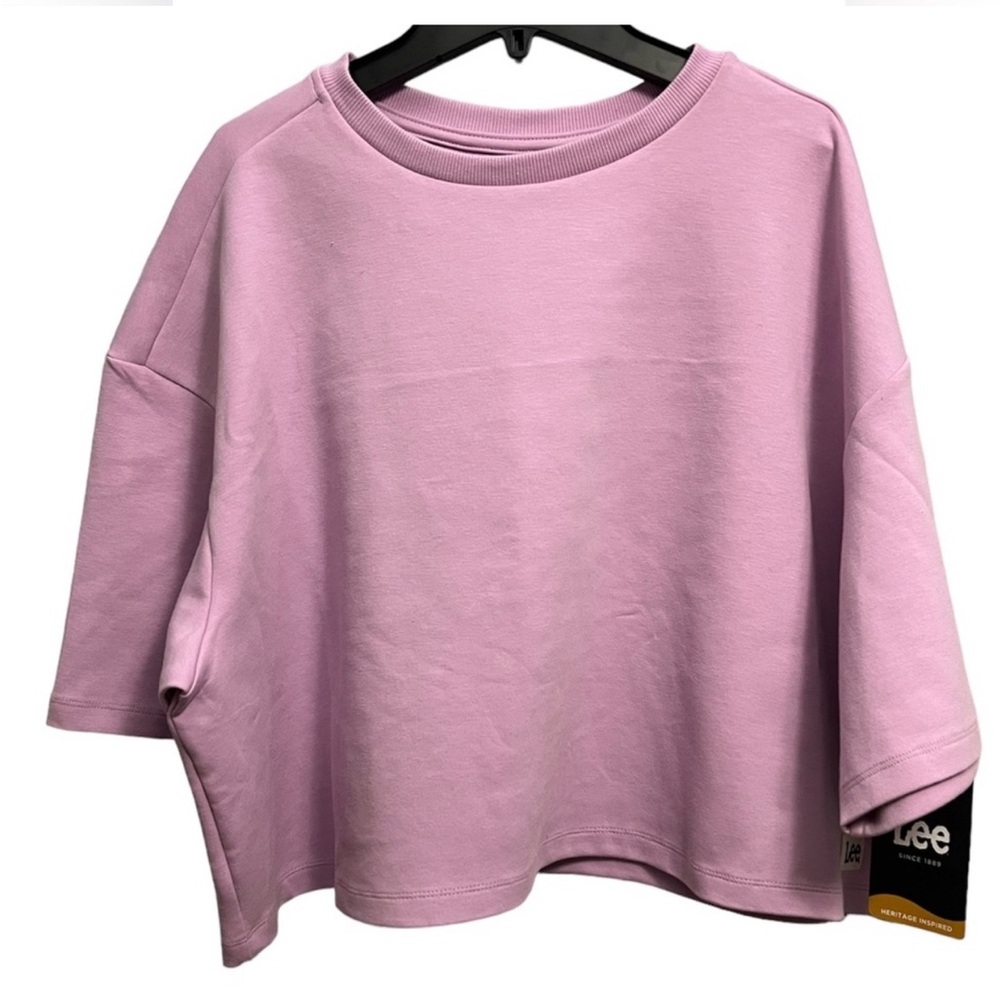 🔥NWT🔥Lee 🔥Lavender 🔥short  🔥Sleeve Women's Top🔥